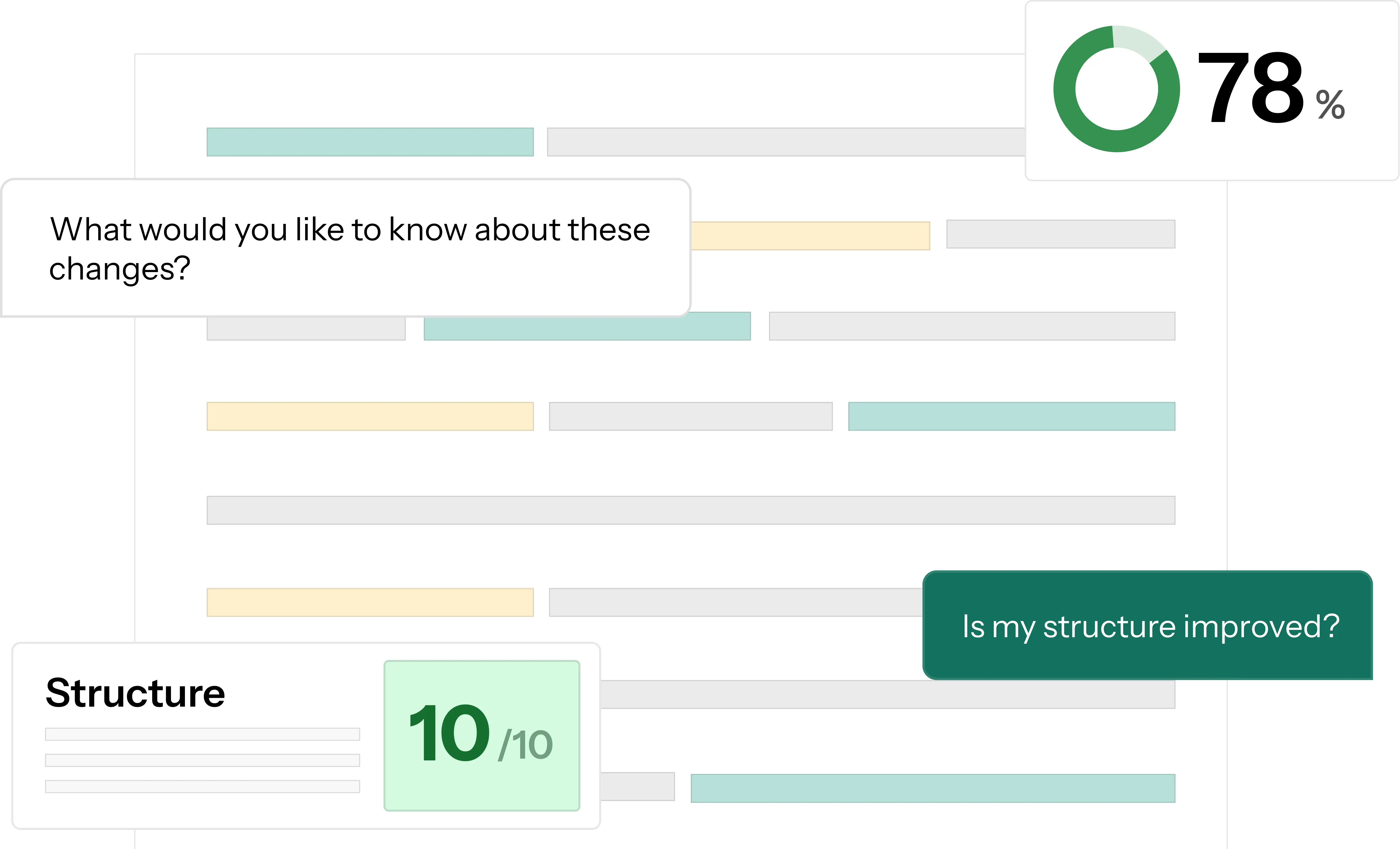 Writing marking graphic